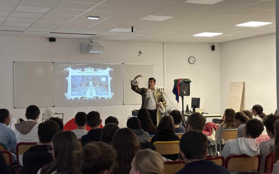 Découverte passionnante de l’art lyrique au collège et au lycée Saint Gabriel